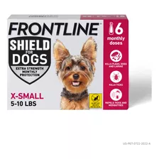 Frontline® Shield For Dogs Tratamiento Contra Pulgas Y Gar.