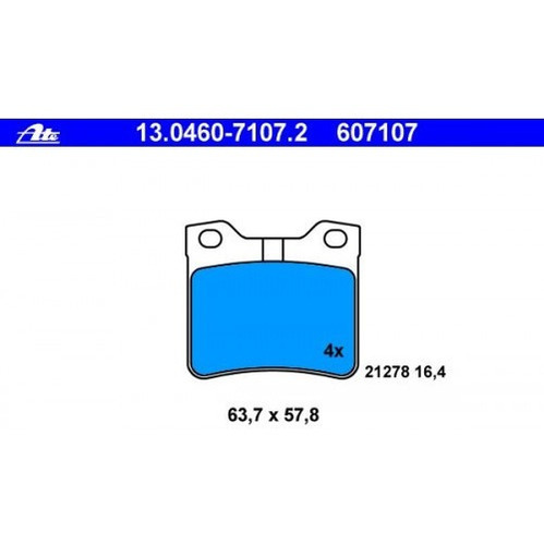 Balatas Traseras Peugeot 406, 406 Coupe S/sensor Luk 00-04 Foto 2