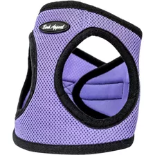 Arnés De Perro Sólido Color Lavanda De Bark Mesh Vest Arnés 