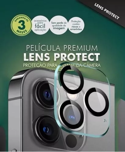 Película Hprime Pro 3d Camera P/ iPhone 13 Pro / 13 Pro Max