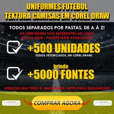 Kit +500 Templates De Futebol - Vetor Cdr