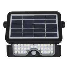 Projetor Led Solar Refletor 360 Led 6500k Ip65 Com Sensor Cor Da Carcaça Preto Cor Da Luz Branco-frio 110v/220v