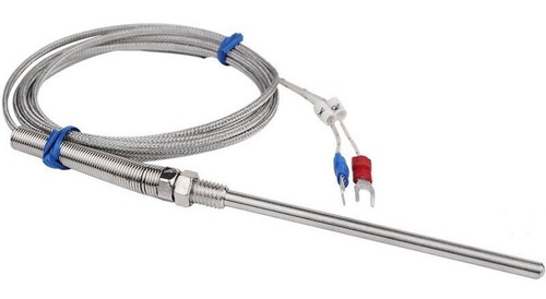 Termopar Tipo K -100 A 1250 °c Sonda 10cm Cable 3m