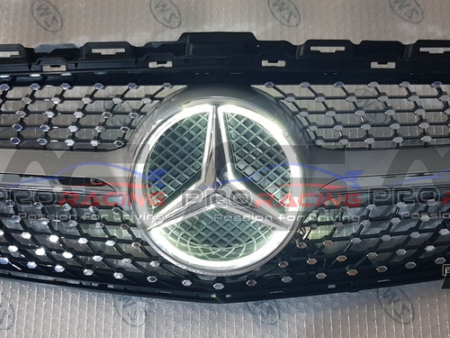 Emblema Led Iluminado Oem Premium Parrilla Mercedes Benz Foto 8