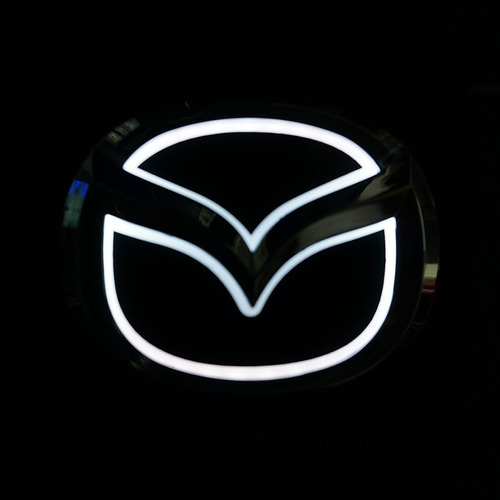 Luz Led Con Logotipo De Coche 5d Para Mazda De 10,1 X 8,2 Cm Foto 2