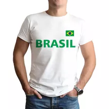 Camiseta Camisa Copa Do Mundo Selecao Brasileira Brasil