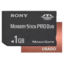 Cartão De Memória Memory Stick Pro Duo 1gb // Sony Dsc-w110