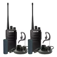 2 Radios Uhf Pro1000 16 Canales Compatible Kenwood Motorola