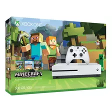 Xbox One S Minecraft Edition 500gb Blanca Control Nuevo