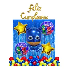 Globos Heroes En Pijama Pjmask Por 38 Unidades 