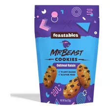 Mr Beast Cookies Galletas Oatmeal Raisin Avena Con Pasa 170g