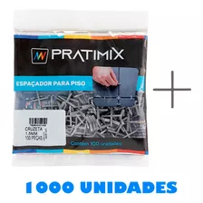 Espaçador De Piso Em Cruzeta 3mm Pacote 1000 Peças Pratimix