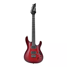 Guitarra Elétrica Ibanez S Standard S521 De Meranti Blackberry Sunburst Com Diapasão De Pau-rosa