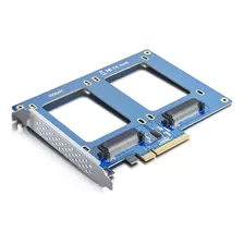 Tarjeta Adaptadora Pcie 3.0 A (2) U.2 Sff-8639, X8, Para Ssd