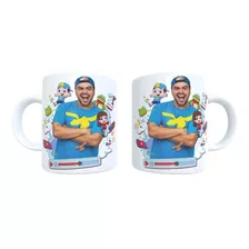 Caneca Infantil Personalizada Lucas Neto Kids Crianças