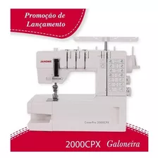 Maquina De Costura Galoneira Janome 2000cpx 110v Cor Branco Voltagem 110v