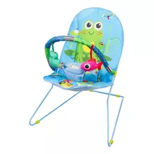 Cadeirinha De Descanso Bebê Musical Vibratória Repousadeira Cor Laranja Lite Aqua