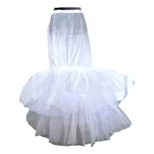 Crinolina Flexible Para Vestido Noche Boda Tipo Sirena 4 Cap