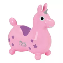 Rody Magical Unicorn Hopon Animal Hinchable Rosa