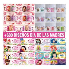 +600 Diseños Día De Las Madres Sublimación Tazas Poleras