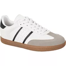 Tenis Retro Casual Feminino Flat Recortes Original Gigil