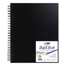 Cuaderno De Bocetos Premium 9 X12 80 Hojas, 70#, Encua...