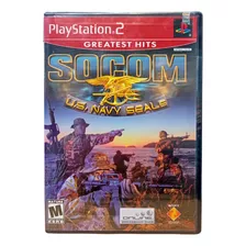 Jogo Socom U.s. Navy Seals Mídia Física Lacrada Original Ps2