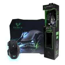 Combo Gamer Tech Gtx7c Mouse + Pad 2400dpi 7 Botones 