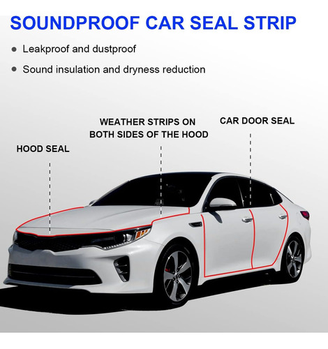 Car Door Rubber Seal Strip Automotive Weather Stripping With Foto 3