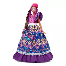 Barbie Muñeca Día De Muertos Con Vestido Tradicional Con.