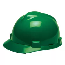 Casco De Seguridad Cachucha Suspensión Matraca Verde Msa