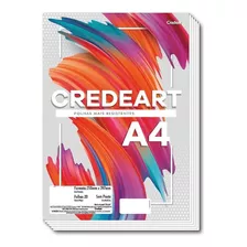 Bloco/caderno Credeart A4 150g/m² -20 Folhas Lisas Credeal