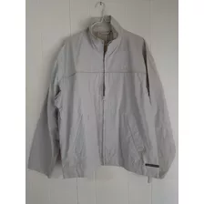 Campera Cacharel Hombre Impermeable Gris Claro Large