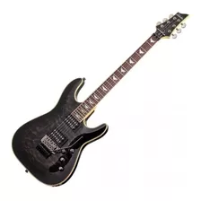 Guitarra Eléctrica Schecter Omen Extreme-fr De Caoba See-thru Black Brillante Con Diapasón De Palo De Rosa