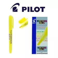 Caneta Marca Texto Pilot Lumi Color 12 Un Cor Amarelo