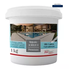 Rejunte Acrílico Impermeável Flexfloor 1kg Azul Royal