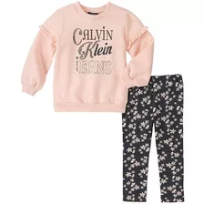 Conjunto Buzo Y Leggings Calvin Klein Bebe