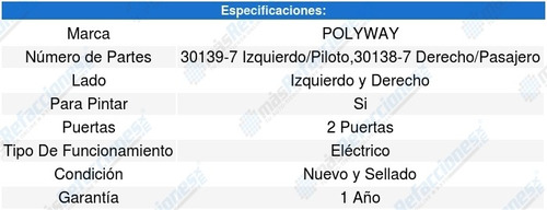 2-espejos Pontiac G5 (07-10) Polyway Foto 3