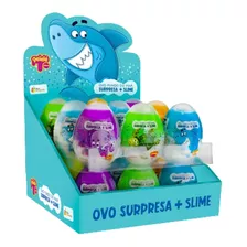 Ovo Slime + Surpresa Display Com 18 Unidades