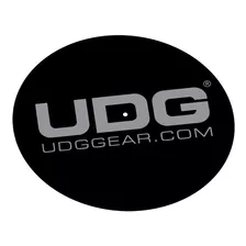 Udg Paño Para Bandeja Giradiscos Par Negro/plata U9936