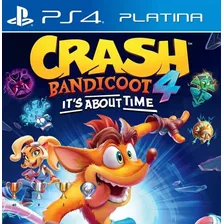 Troféu De Platina Crash Bandicoot 4: It's About Time - Ps4