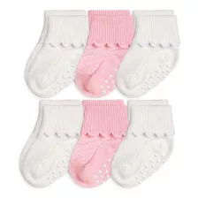 Jefferies Socks Juego De 6 Manguitos Festoneados Para Beb Ni