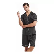 Pijamas Y Shorts De Seda De Verano Para Hombre