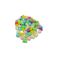 Miçangas Foscas Com Miolo Colorido Candy Cor Multicolor 
