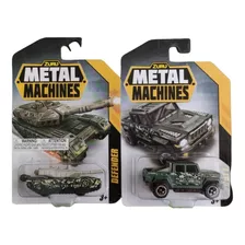 Combo Carros Ejercito Tanque Guerra Jeep Metal Machines