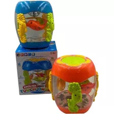 Brinquedo Infantil Aquário Musical E Luz Drum