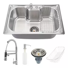 Torneira Gourmet + Cuba Inox E Acessórios Para Cozinha