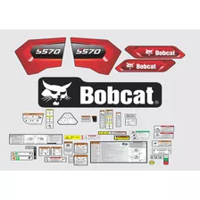 Decalque Faixa Adesiva Minicarregadeira Bobcat S570 Ano 2020