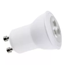 Pack X 10 Lampara Led Mini Dicroica Gu10 3w 220v Calido