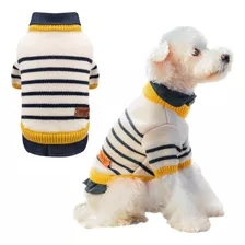 Ispet Suéter Perros Pequeños, Sudadera Rayas De Patch...